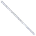 Stainless Steel Ruler, 24", English/Met