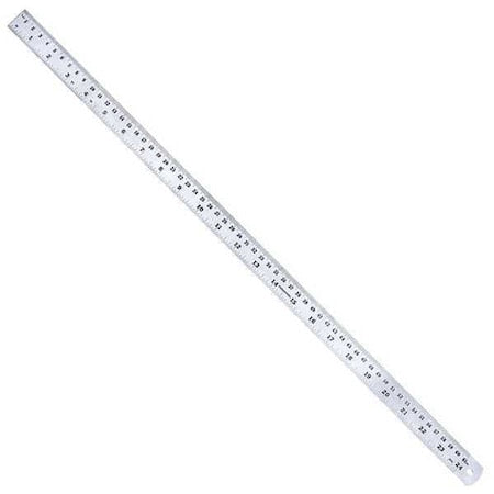 Stainless Steel Ruler, 24", English/Met