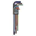 9 Piece Metric L-Shape Hex Key Set, 69699
