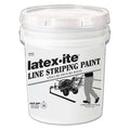 Striping Paint, 5 gal., White, Water -Based