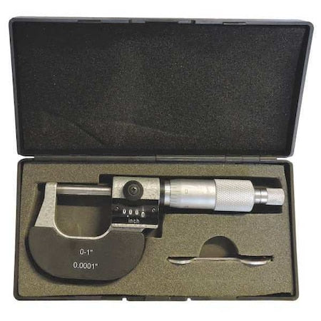 Digital Micrometer, Mechanical, 0 to 1"
