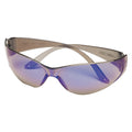 Arctic Elite, Safety Glasses, Anti-Fog & Anti-Scratch, Blue Mirror Lens, Gray Frame, Frameless