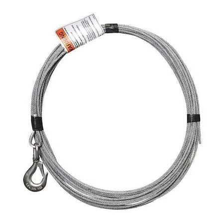 Cable Assembly, Galvanized, 3/16" x 90 ft.