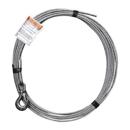 Cable Assembly, Galvanized, 1/4" x 45 ft.