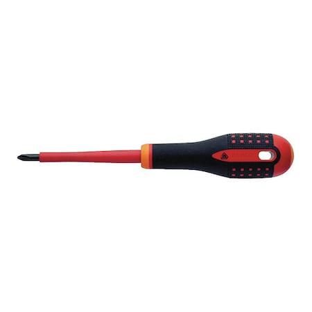 Insulated Phillips Screwdriver, #0 pt., 6" Phillips #0