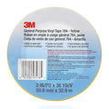 Floor Tape, Yellow, 2 inx108 ft, Roll