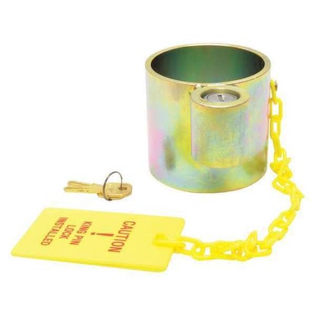 Standard Duty King Pin Lock, w/2 Keys
