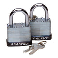 Laminated Steel Padlock, w/Bumper, 40mm