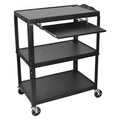 Extra Wide Adj Cart, w/Keyboard