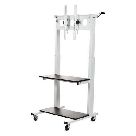 Crank Adjustable, Flat Panel, TV Cart
