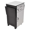 38" Mobile AV Presentation Station Cart with Locking Cabinet
