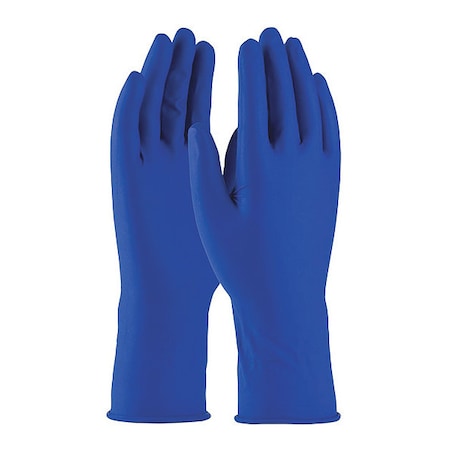 PosiShield, Disposable Gloves, 14 mil Palm, Latex, Powder-Free, XL (10), 50 PK, Blue
