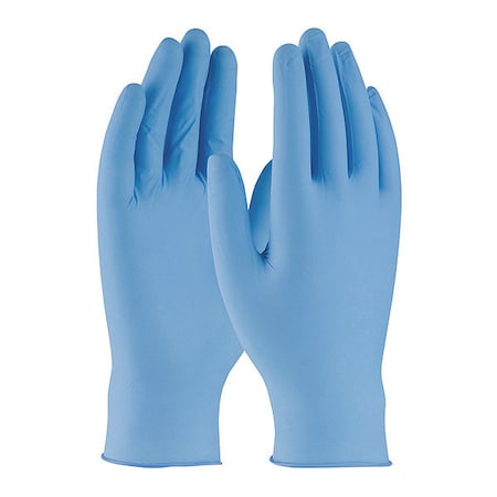 Ambi-dex Turbo, Disposable Gloves, 0.12mm Palm, Nitrile, Powder-Free, XS, 100 PK, Blue