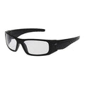Squadron, Safety Glasses, Anti-Fog & Anti-Scratch, Clear Lens, Black Frame, Full-Frame, 1 PR