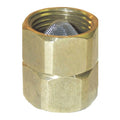 Garden Hose Adapter, 3/4"Brass, w/Filter