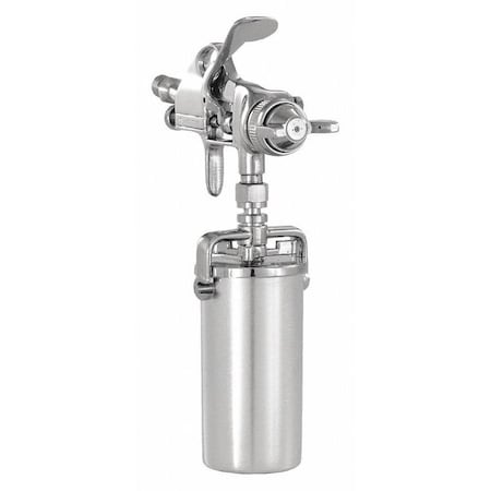 Spray Gun, 2 cfm, 8 fl oz Cup, 1.8mm Nozzle