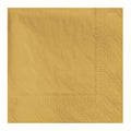 Gold Beverage Napkin, 2Ply, 1/4 Fold, PK250
