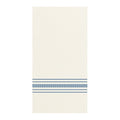 Dinner Napkin, White/Blue, 1/8 Fold, PK100