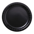 Paper Plate, Black, 9" Round, PK50
