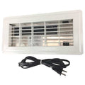Register Booster Fan, White, 10"" Boot