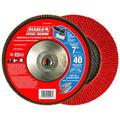 Grinding/Polishing Flap Disc, 7", 40G