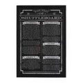 Shuffleboard Game Rules Wall Art, 18 in H