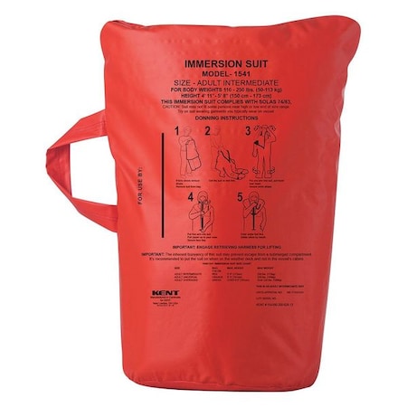 Immersion Suit,Uscg Bag,Red