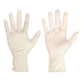 SensaGuard 5055, Disposable Gloves, 5 mil Palm, Latex, Powder-Free, M (8), 100 PK, Beige