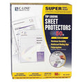 8-1/2" x 11" Non Glare Super Heavyweight Poly Sheet Protectors, 50PK