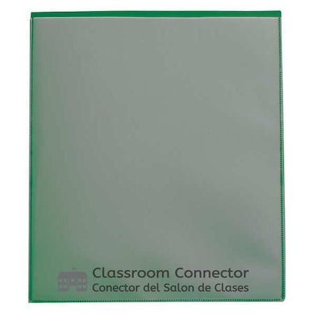 8-1/2" x 11" Green Classroom Connector School-to-Home Folders, 25PK