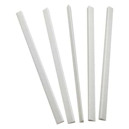 11 x 1/4" Binding Bars, White, PK100