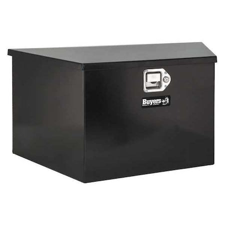 35 Inch Wide Gloss Black Steel Trailer Tongue Truck Box