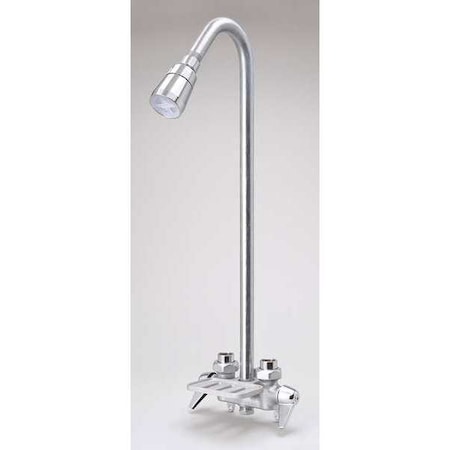 Shower Faucet Utility, W/Dish