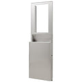enMotion(R) Flex 10 gal Rectangular Trash Can, Silver, None, Stainless Steel, 17 1/4 in