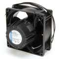 Axial Fan, Square, 115/230V AC, 1 Phase, Fiberglass Reinforced Plastic, 3 5/8 in W.