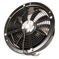 Axial Fan, Round, 115V AC, 1 Phase, Galvanized Steel