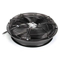 Standard Round Axial Fan, Round, 115V AC, 1 Phase, Galvanized Steel, 397mm W.