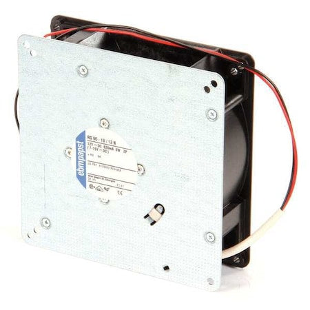 Compact Blower, Square, 12V DC, Fiberglass Reinforced Plastic with Galvanized Steel Base