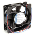 Axial Fan, Square, 24V DC, Aluminum, 4 11/16 in W.