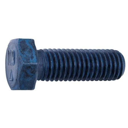 Class 10.9, M6-1.00 Hex Head Cap Screw, Blue Phosphate Steel, 20 mm L, 50 PK