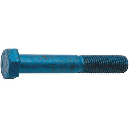 Class 10.9, M12-1.75 Hex Head Cap Screw, Blue Phosphate Steel, 50 mm L, 10 PK