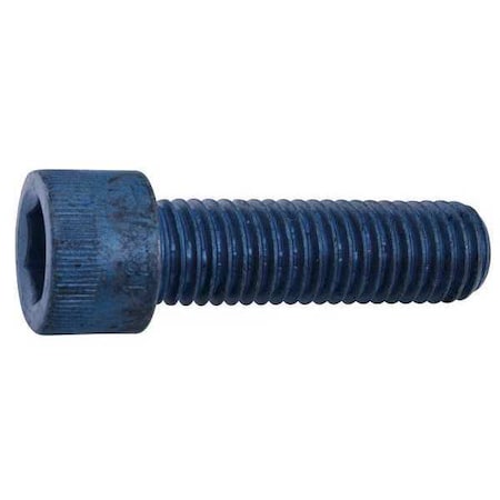 M5-0.80 Socket Head Cap Screw, Socket, Metric Blue Alloy Steel, 20 mm Length, 50 PK