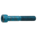 M4-0.70 Socket Head Cap Screw, Socket, Metric Blue Alloy Steel, 30 mm Length, 50 PK