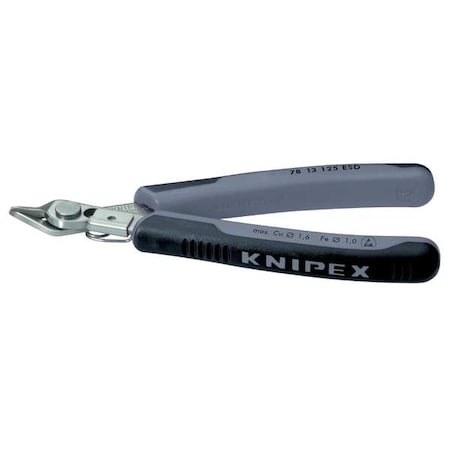 4 7/8 in 78 Diagonal Cutting Plier Flush Cut Pointed Nose Uninsulated