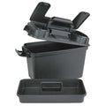 Gear Box, Plastic, Black, 13 in W x 7 in D x 7 in H