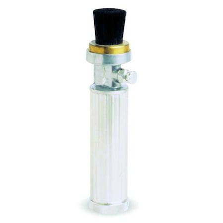 Stencil Brush, 5 in, Aluminum, 8 3/16 in