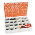 Internal Retaining Ring Assortment, Steel, Phosphate Finish, 395 Pieces