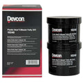 Putty, 1 lb Container Size, Can, Plastic Steel, Dark Gray