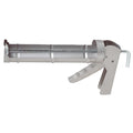 Caulk Gun, 10 oz Container Size, Steel, 6:01, Half Barrel Frame