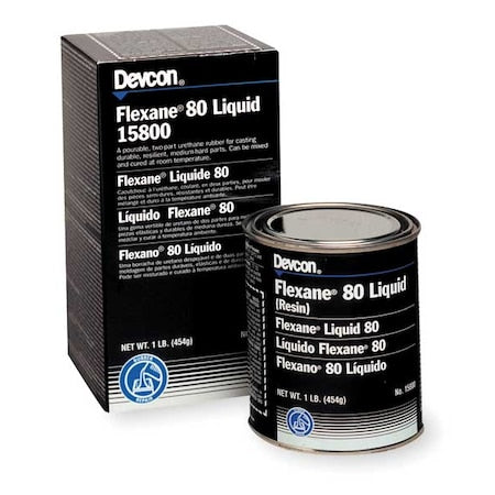 Flexane 80 Liquid, 1 lb Container Size, Can, Flexane, Black